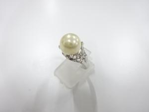 アンティーク　パール　指輪(10号)